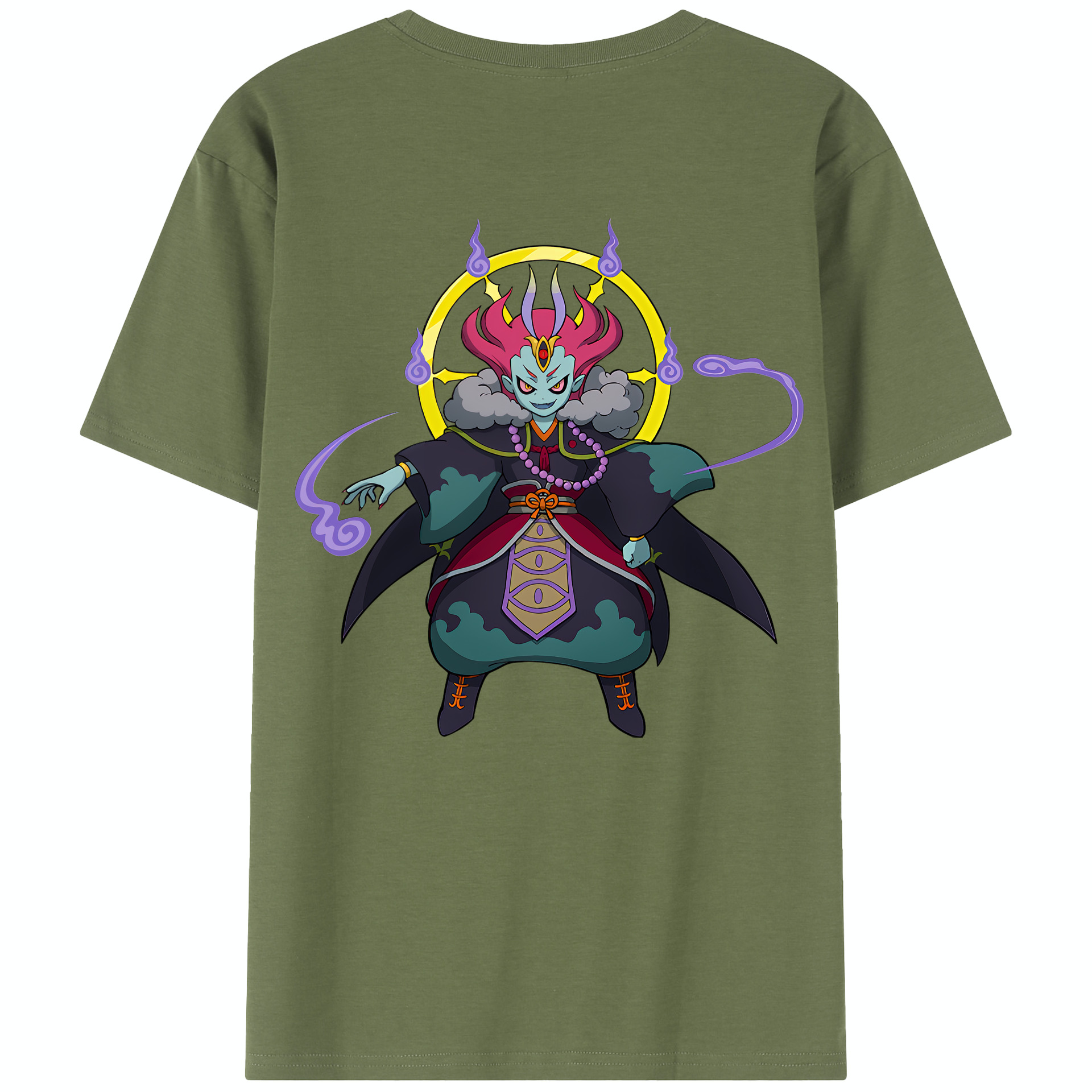 （画像用） 妖怪ウォッチ Yo-kai Watch 綿100％半袖Tシャツ（背面プリント）